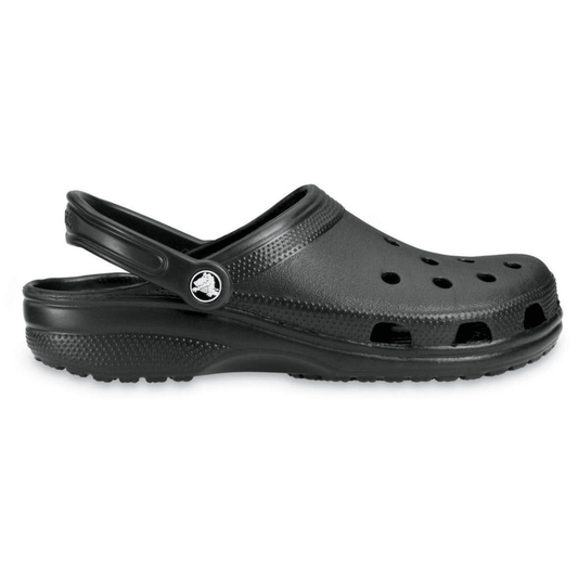 Crocs Unisex Classic Clog Lifestyle Shoes in Black