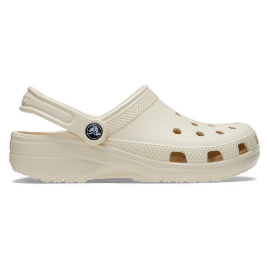 Crocs Unisex Classic Clog Lifestyle Shoes in Bone