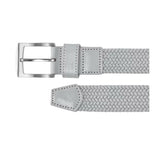 Footjoy Mens Braided Belt Grey