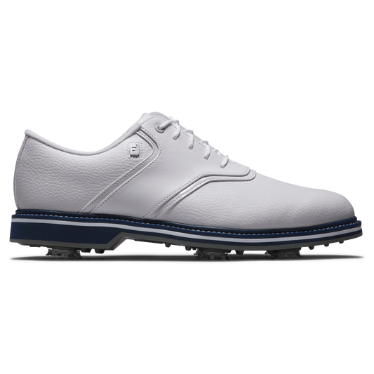 Footjoy Mens Original Golf Shoes Medium cut in White & Blue