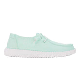 Hey Dude Women's Wendy Stretch Lifestyle Shoes in Canvas Bay Blue
