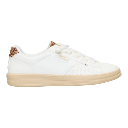 Hey Dude Womens Karina Duo Lifestyle Shoes in Classic Egret and Multi