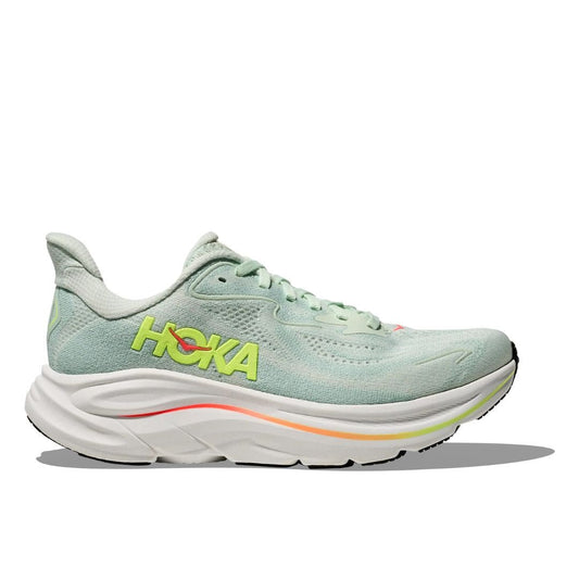 Hoka Women's Clifton 10 SLSSN Running Shoes in Mint