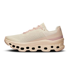On Women's Cloud Monster running shoes in Moon Fawn