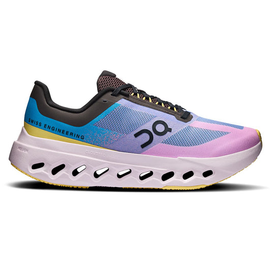 On Women's Cloud Surfer Next running shoes in Malibu & Raspberry