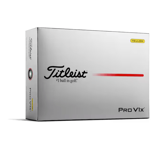Titleist Pro V1x Golf Ball in Yellow