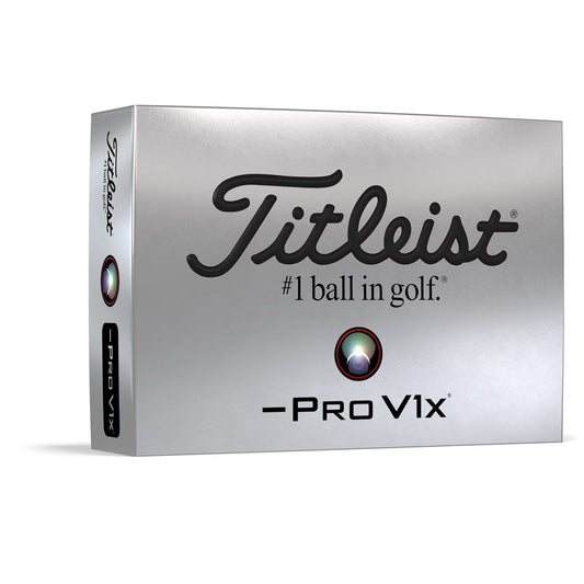 Titleist Pro V1x Left Dash Golf Ball in White