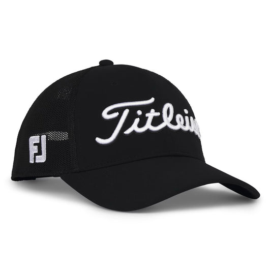Titleist Tour Mesh Cap Black White