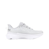 Under Armour Women's INFINITE PRO Running Shoes in White & Grey