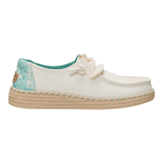 Hey Dude Womens Wendy Espadrille Hibiscus Egert Multi