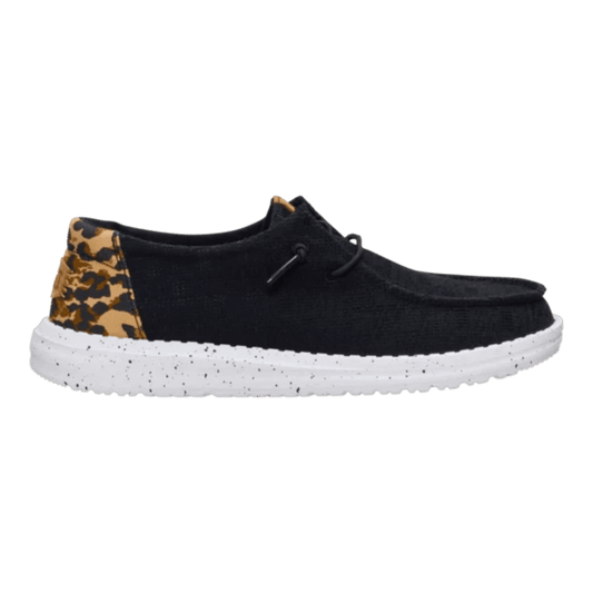 Hey Dude Womens Wendy Wildcat Black Leopard
