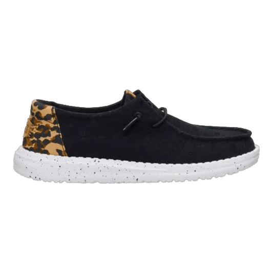 Hey Dude Womens Wendy Wildcat Black Leopard