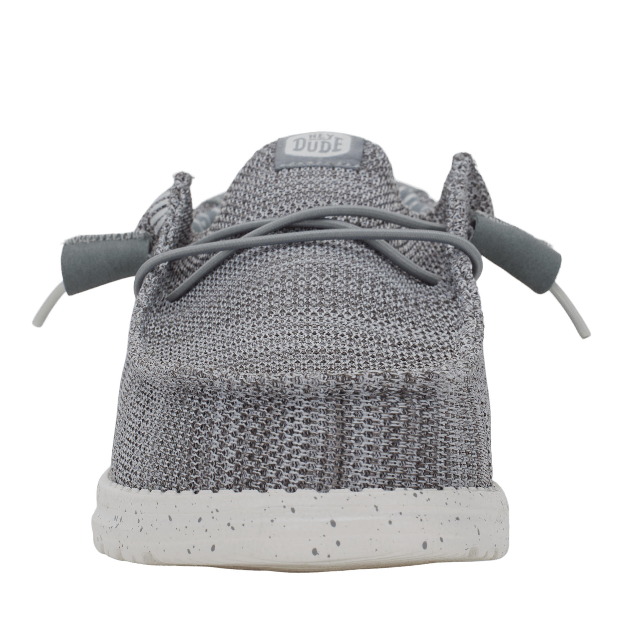 Hey Dude Mens Wally Stretch Mesh Lifestyle Shoes in Grey