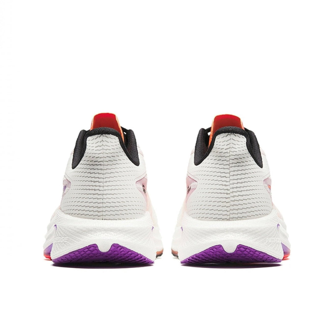 Anta Mens Mach 4.0 Running Shoes in White Purple