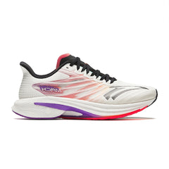 Anta Mens Mach 4.0 Running Shoes in White Purple