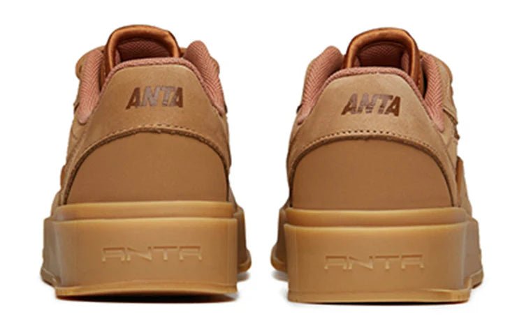 Anta Mens Skater Lifestyle Shoes in Brown