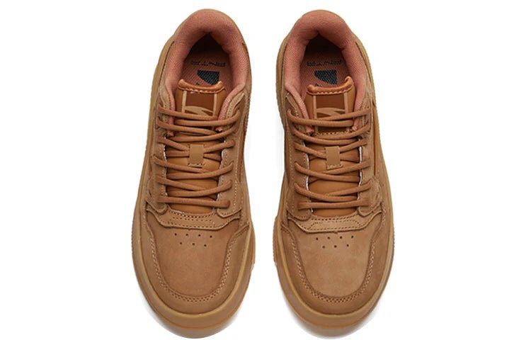 Anta Mens Skater Lifestyle Shoes in Brown