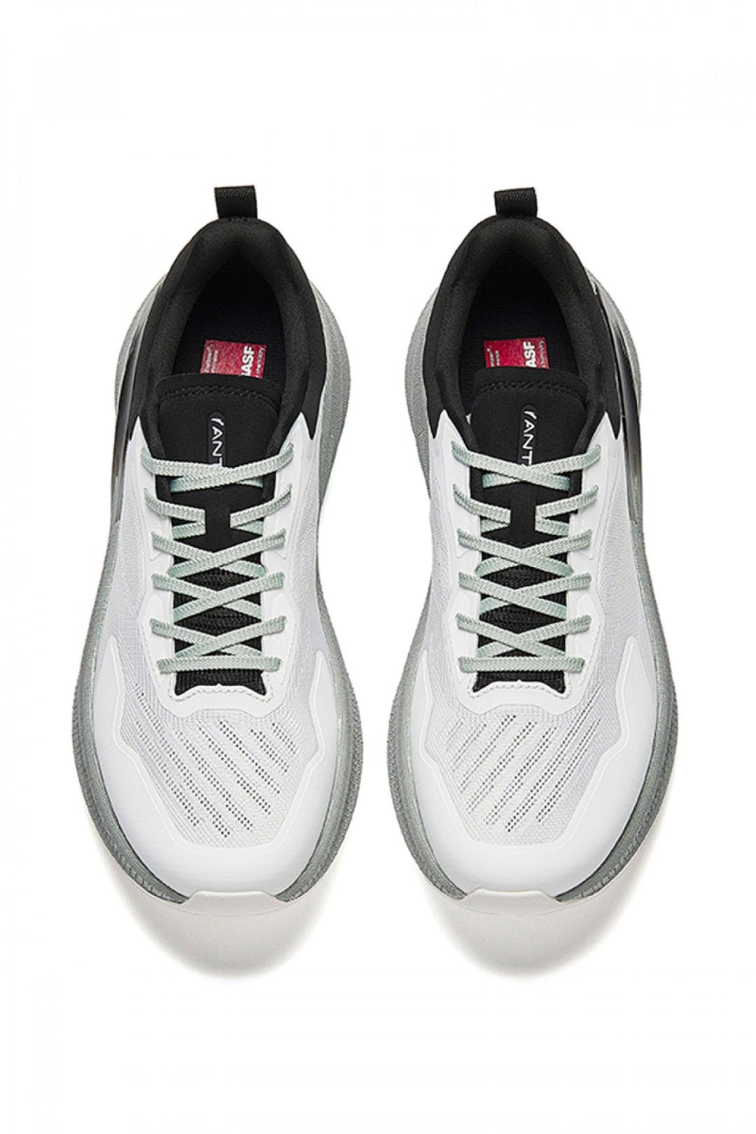 Anta Mens Trainer Pro Running Shoe in White, Black and Grey