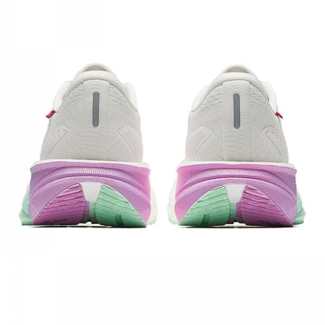 Anta Womens Bellero 3.0 SE Running Shoes in White, Purple and Green