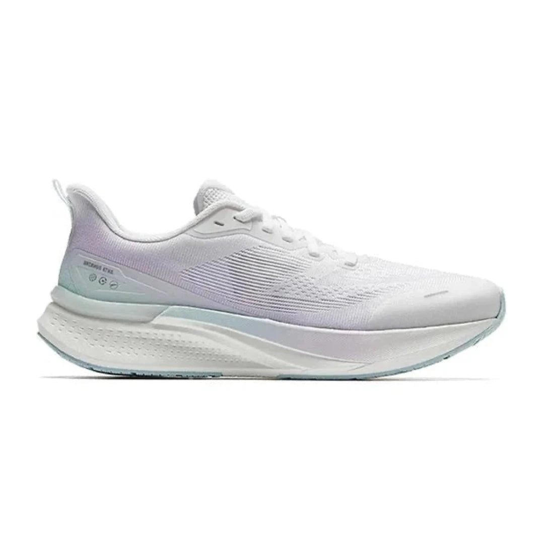 Anta Womens Flashlite 7.0 Running Shoes in White, Purple and Mint