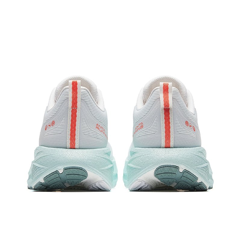 Anta Womens Gazelle 6.0 Running Shoes in White and Mint