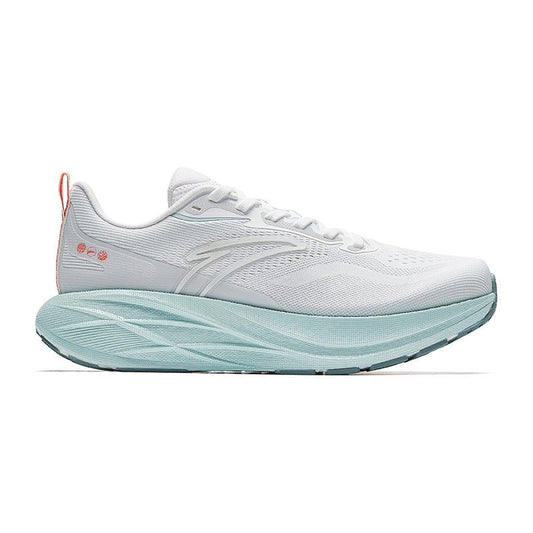 Anta Womens Gazelle 6.0 Running Shoes in White and Mint