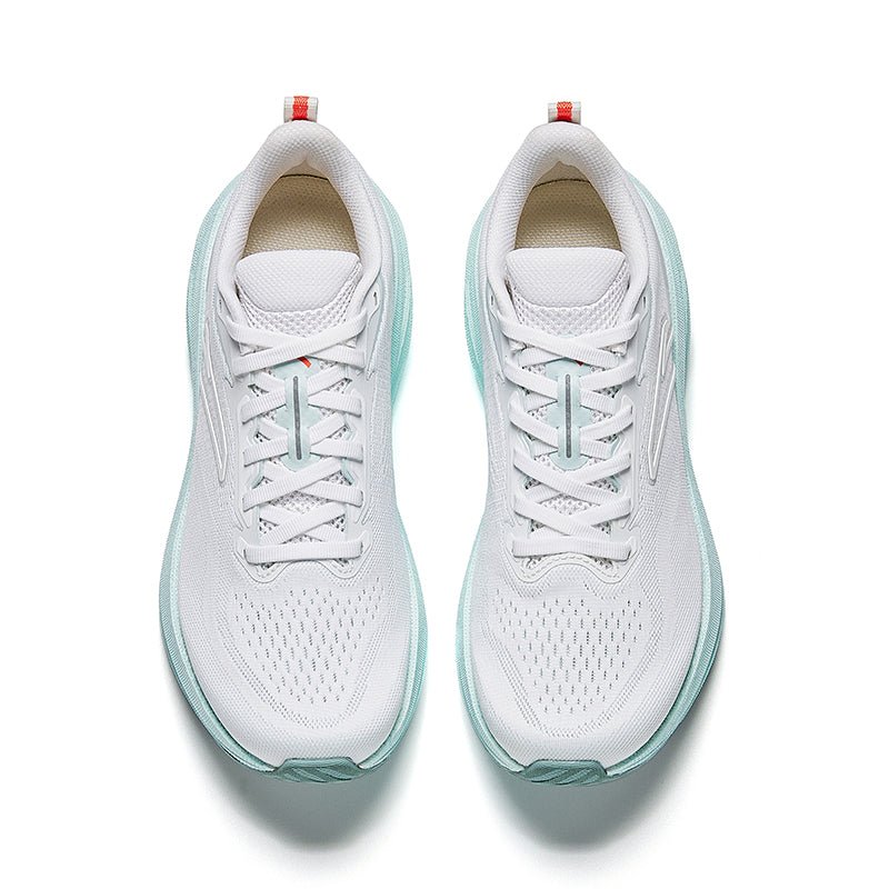 Anta Womens Gazelle 6.0 Running Shoes in White and Mint