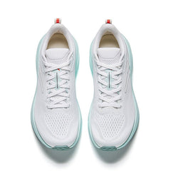 Anta Womens Gazelle 6.0 Running Shoes in White and Mint