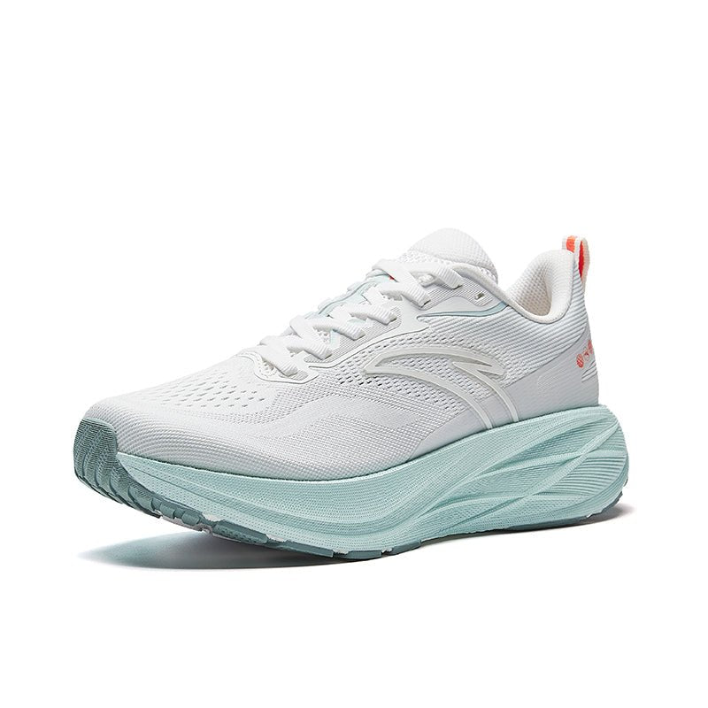 Anta Womens Gazelle 6.0 Running Shoes in White and Mint