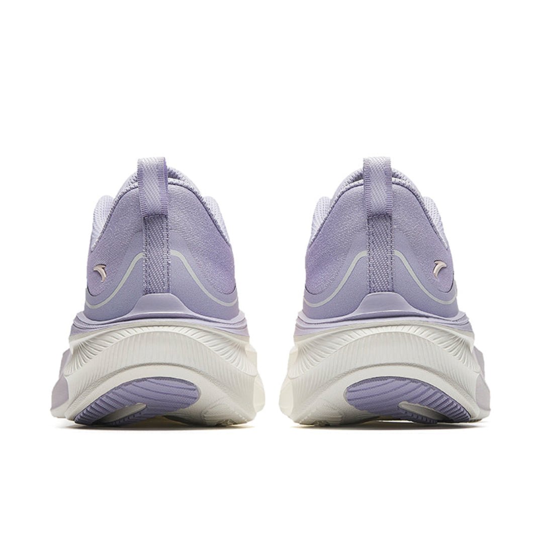 Anta Womens Leaf 2 Running Shoes in White and Purple
