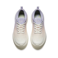Anta Womens Leaf 2 Running Shoes in White and Purple
