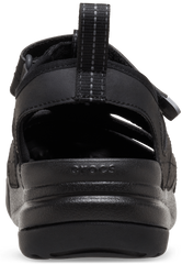 Crocs Mens Yukon Fisherman Sandal in Black