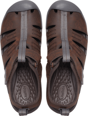 Crocs Mens Yukon Fisherman Sandal in Espresso