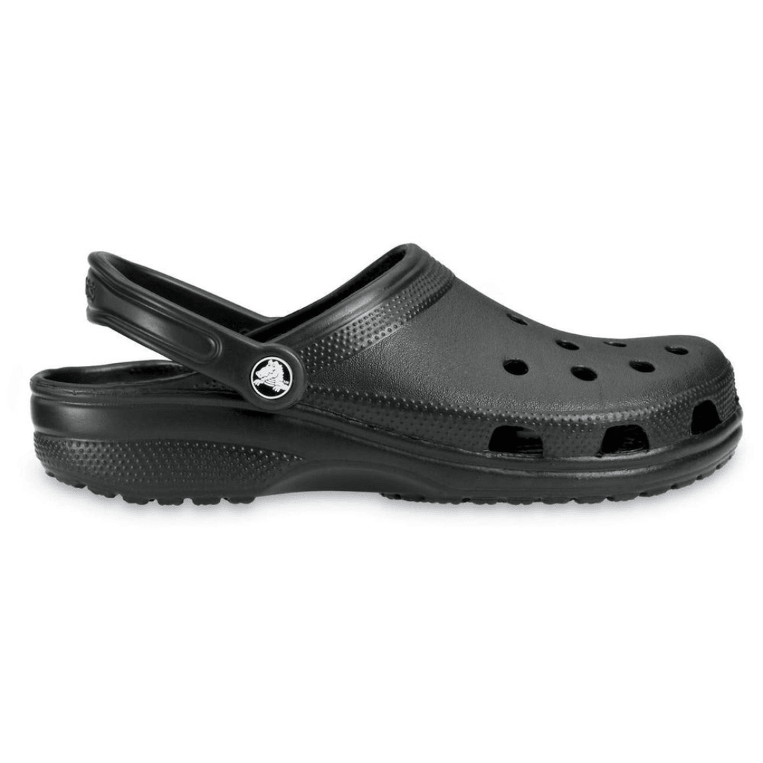 Crocs Unisex Classic Clog Lifestyle Shoes in Black
