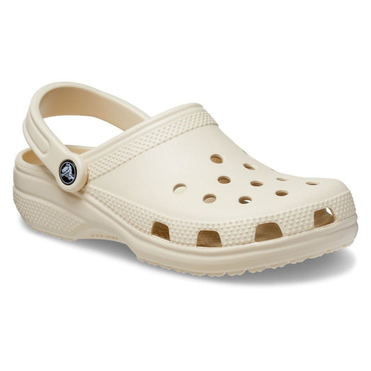 Crocs Unisex Classic Clog Lifestyle Shoes in Bone