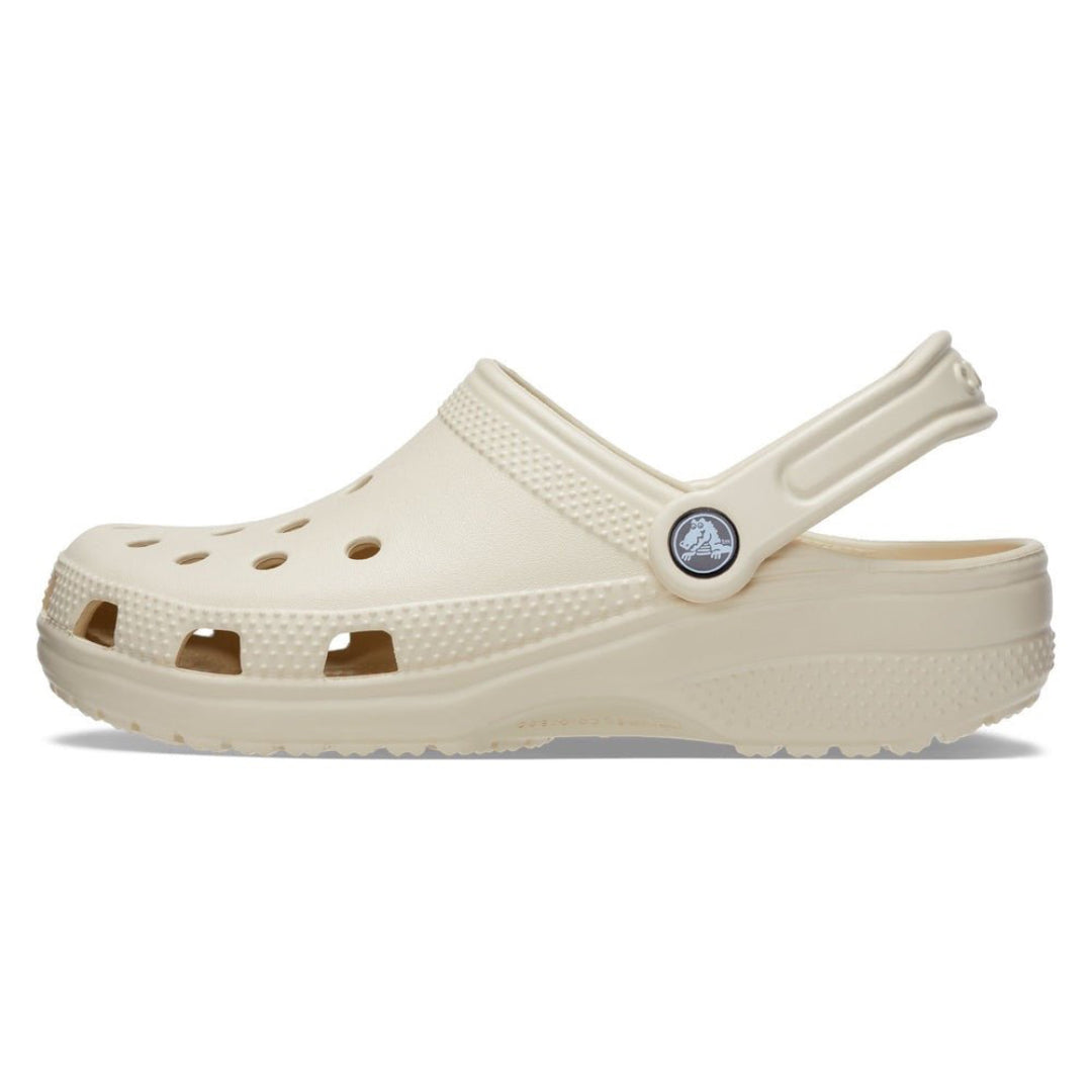 Crocs Unisex Classic Clog Lifestyle Shoes in Bone