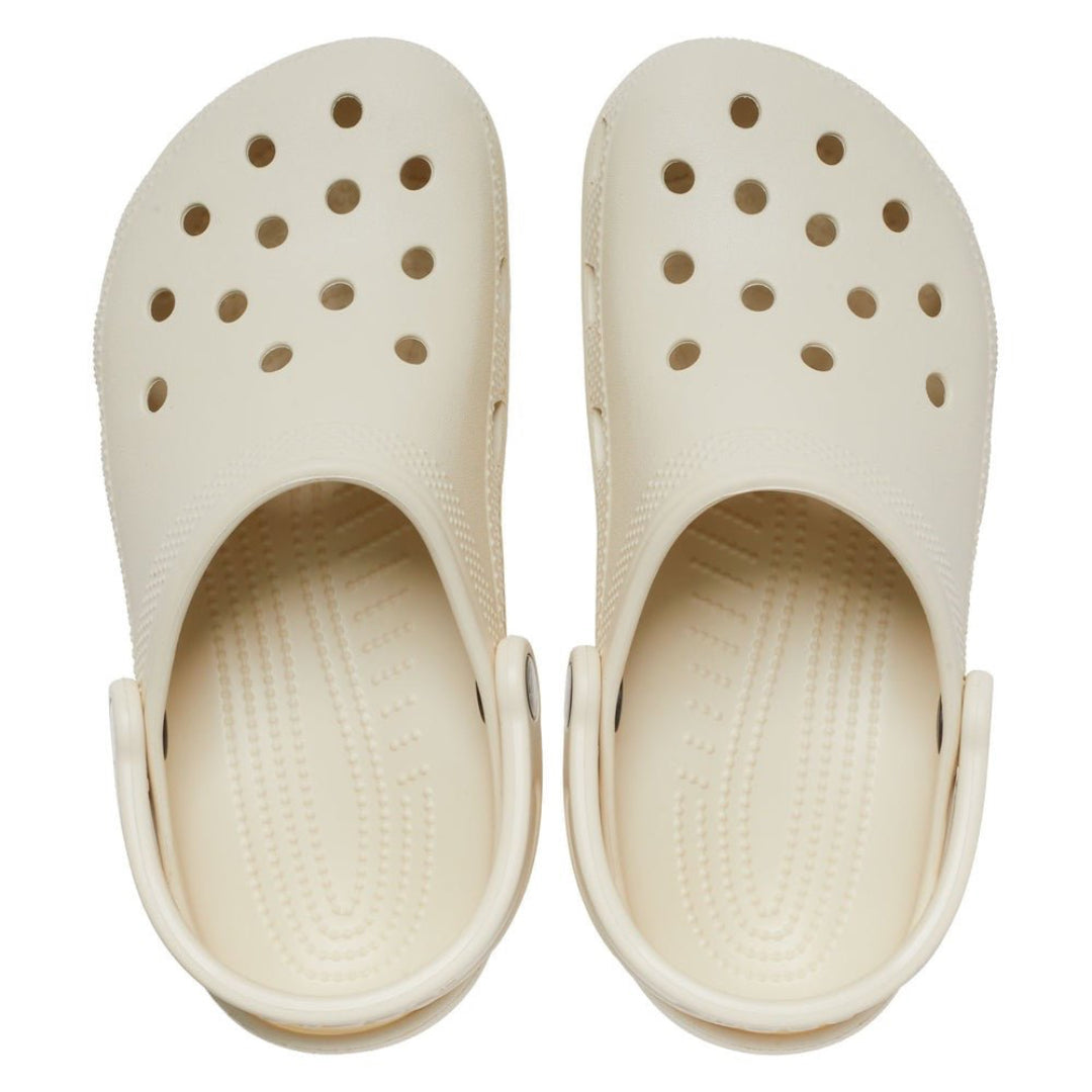 Crocs Unisex Classic Clog Lifestyle Shoes in Bone