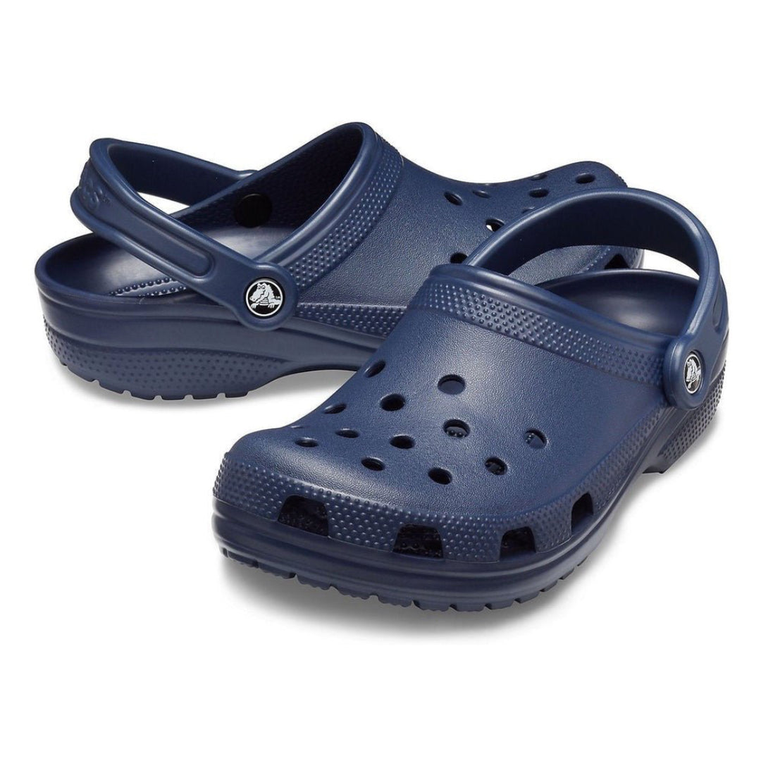 Crocs Unisex Classic Clog Lifestyle Shoes in Navy