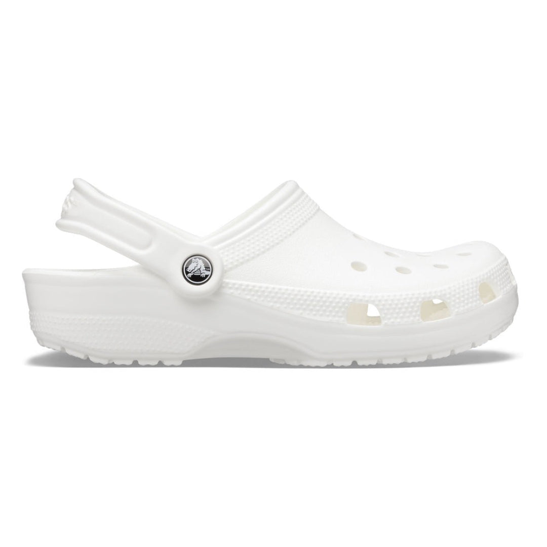 Crocs Unisex Classic Clog Lifestyle Shoes in White