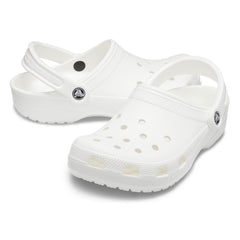 Crocs Unisex Classic Clog Lifestyle Shoes in White
