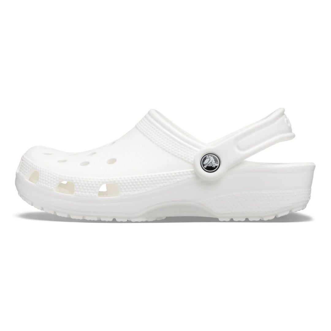 Crocs Unisex Classic Clog Lifestyle Shoes in White