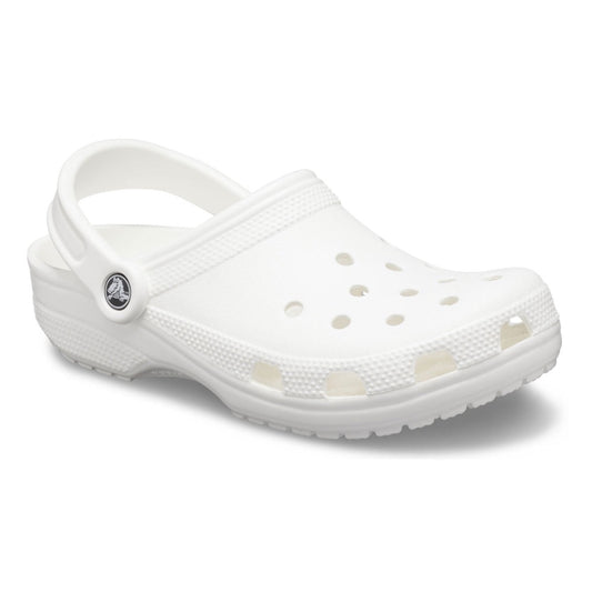 Crocs Unisex Classic Clog Lifestyle Shoes in White