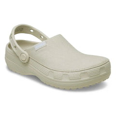 Crocs Unisex Classic Crafted Clog Stucco Lifestyle Shoes in Beige