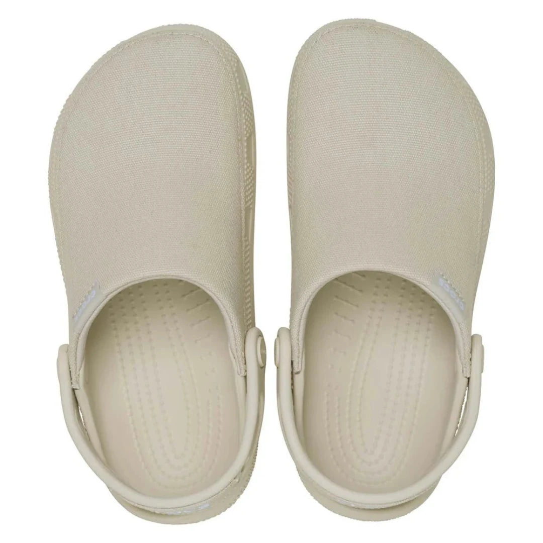 Crocs Unisex Classic Crafted Clog Stucco Lifestyle Shoes in Beige