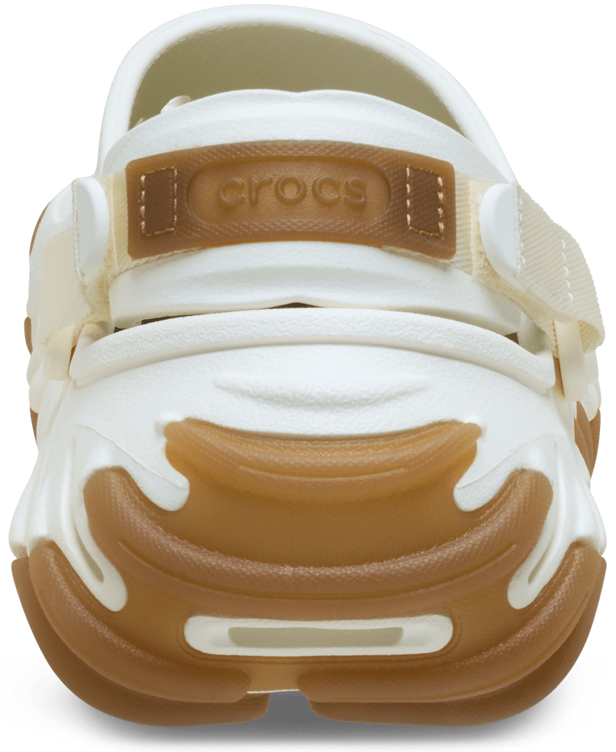 Crocs Unisex Echo Gum RO Clog Chalk Lifestyle Shoes in White