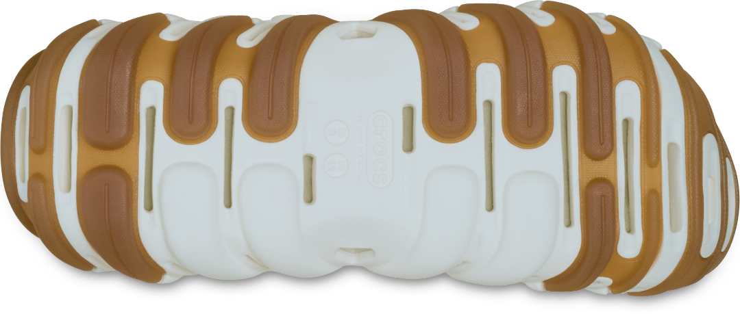 Crocs Unisex Echo Gum RO Clog Chalk Lifestyle Shoes in White