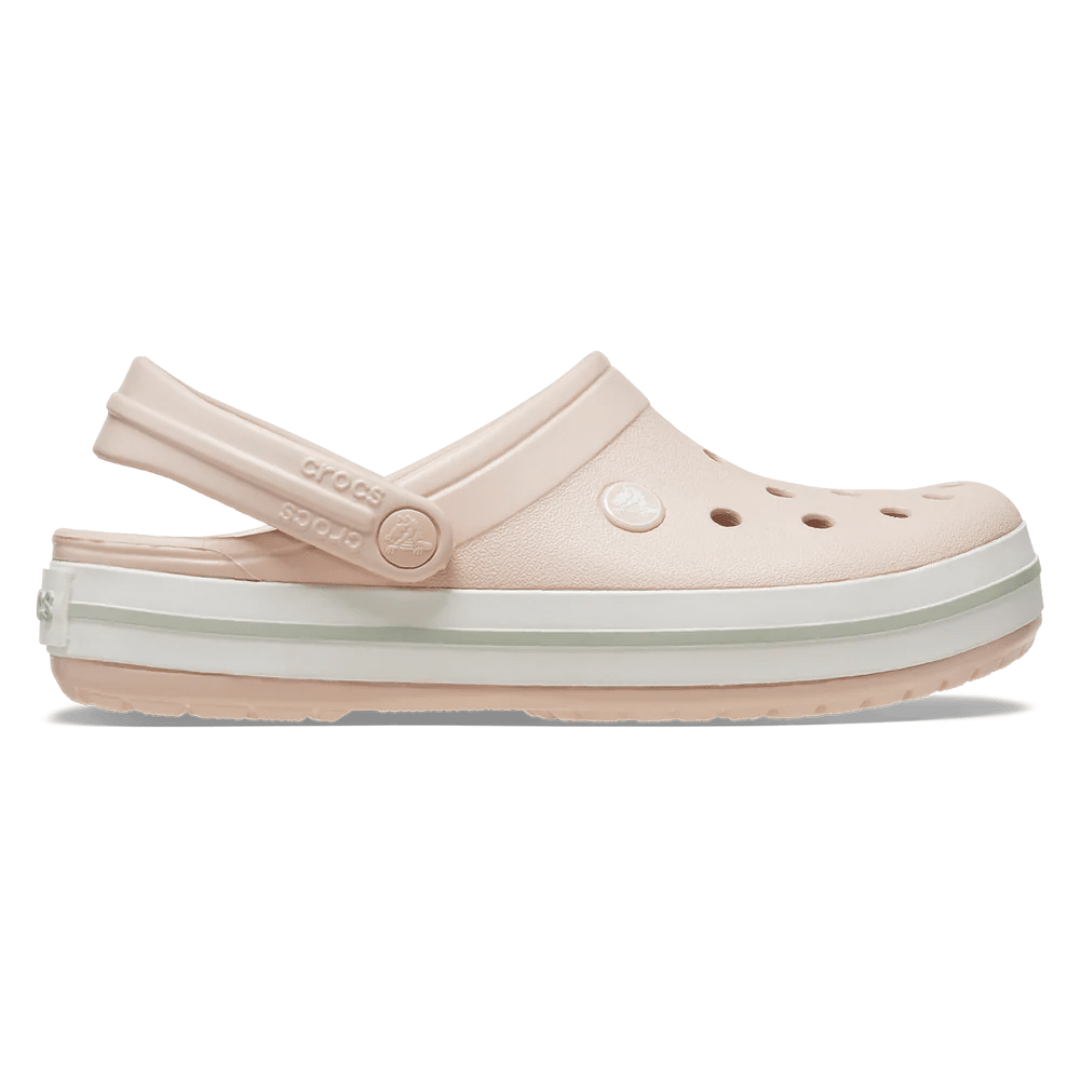 Crocs Women's Crocband Quartz Lifestyle Shoes in Light Pink