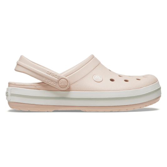 Crocs Women's Crocband Quartz Lifestyle Shoes in Light Pink