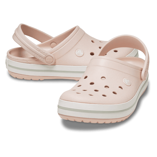 Crocs Women's Crocband Quartz Lifestyle Shoes in Light Pink