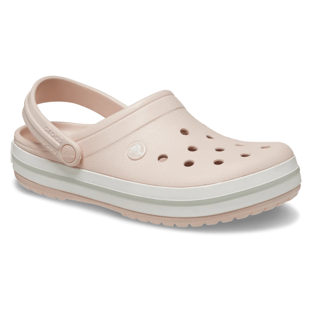 Crocs Women's Crocband Quartz Lifestyle Shoes in Light Pink